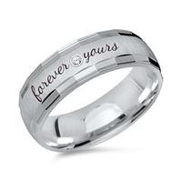 anillo de plata 925 mate incl grabado laser