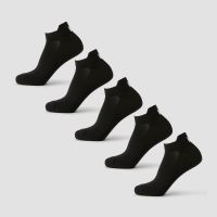 calcetines tobilleros unisex de mp paquete de 5 - negro - uk 2-5