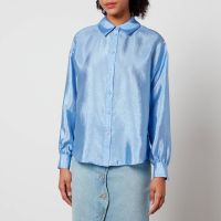 cras ginacras satin-cloque shirt - eu 44uk 18