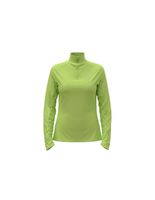 sudadera de trail odlo mid layer essential 12 zip mujer verde