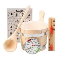 kit sauna cubo 5l termo 128mm temporizador 15min din a4 eliga