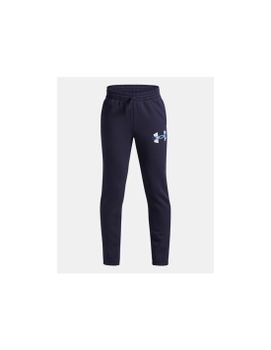 Pantalón Under Armour Rival Flc Cblck Grphc Jgr Niño Azul