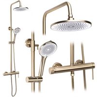 conjunto de ducha rea js-h7023bg brush gold
