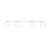 lampara de techo blanco acero alt 15 cm