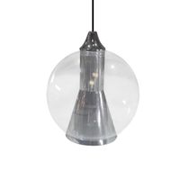 suspension vidrio crhomed20 cm