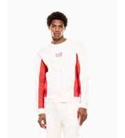 ea7 para hombre 7m001612af12451 sudadera summer block blanco l casual deportivo algodon manga larga