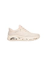 zapatillas skechers uno glide-step - air gliders mujer off white mesh