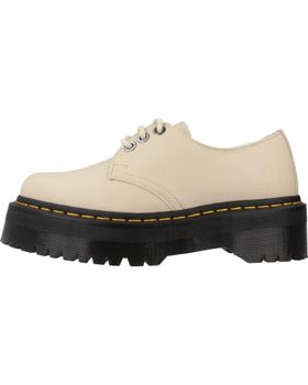 de DR MARTENS BLUCHERS MUJER MODELO QUAD II PARCHMENT P COLOR BEIS BEIGE