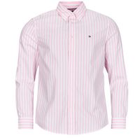 tommy hilfiger camisa manga larga flex poplin classic stp rf shirt para hombre