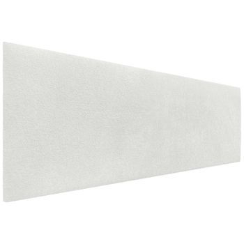 Dhome Cabecero Blanco 140cm Dual Acabado Toalla Soft Tapizado Liso Con Patas 8cm Grosor 70 Alto Tejido Suave Para Pared Acústicos Cabeceros Absorbentes (140cm, 8cm - 70 Al. - Blanco)