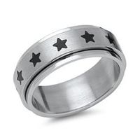 anillo de acero inoxidable
