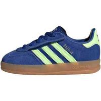 adidas zapatillas gazelle indoor comfort closure elastic lace royal blue  green para nina