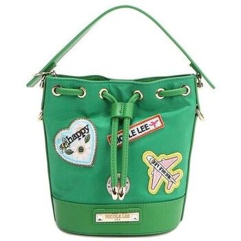 Nicole Lee Bolso de mano BOLSO CUBO CON PARCHES DE COLORES (VERDE) para mujer