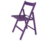 silla bas en madera de haya acabado en lila 43x47x79 cm