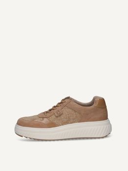 CAPRICE Sneaker, brown, made of Leather/synsthetik/textile, Size 37