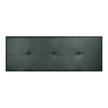 Cabecero Tapizado Isla 210x55 Cm. Polipiel Ceniza. Kamibia