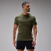 camiseta sin costuras velocity ultra para hombre de mp - oliva oscuro - xxxl