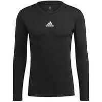 adidas camiseta manga larga t-shirt manches longues team base noir para hombre