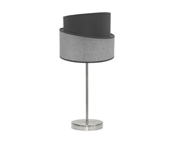 Lampara sobremesa metal color niquel serie hara 18cm