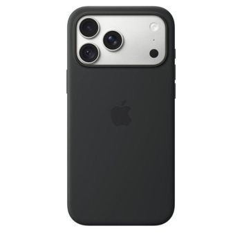 Funda para móvil Apple silicona negra con MagSafe para iPhone 18 Pro Max