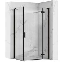 cabina de ducha rea hugo black 100x80