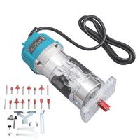 herramienta electrica portatil de corte para carpinteria con cable enchufe europeo de 220v y diseno compacto