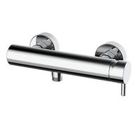 kibath grifo de ducha monomando zuni acabado cromo brillo fabricado en laton