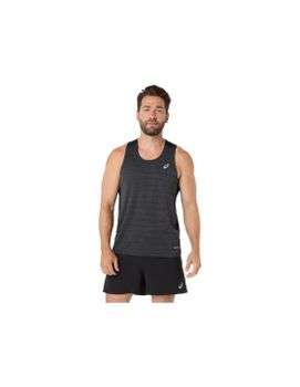Camiseta Tirantes de Running ASICS Road Singlet Hombre Negro