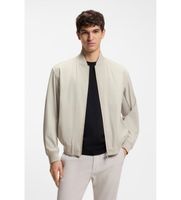 boss para hombre 50556462 chaqueta regular fit membrana multielastica beige 62 casual poliamida manga larga