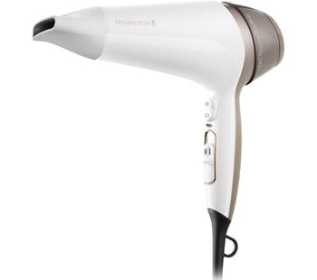 REMINGTON Thermacare Pro 2400 Hair Dryer - White, White