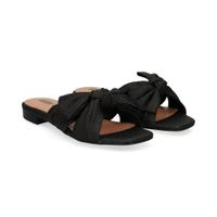 bibi lou sandalias planas mujer - negro talla 38