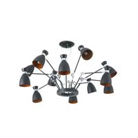lampara-plafon retro 12 luces