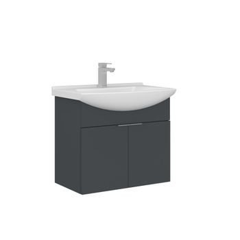 Mueble Para Lavabo  - 65 X 50 X 58 Cm - Antracita Mate