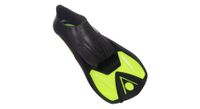 par de aletas aquasphere microfin negro amarillo ninos