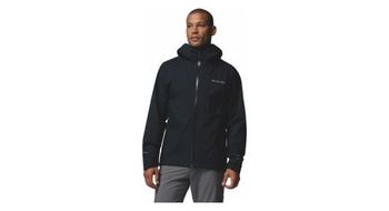 Chaqueta impermeable columbia trailborne 2 5l negra para hombre