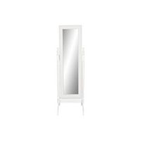 espejo vestidor mdf espejo 50x50x157 blanco