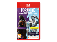 nintendo switch 2 fortnite lote de fuego oscuro y hielo codigo en la caja