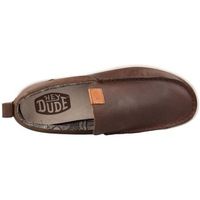 heydude mocasines mocasin wally grip moc craft leather marron para hombre