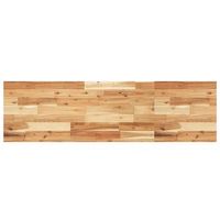encimera tocador bano madera acacia acabado aceite 140x40x4 cm vidaxl