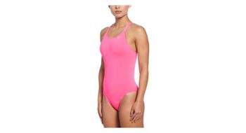 Traje de bano nike swim fastback rosa  mujer