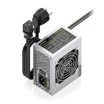 AISENS - FUENTE ALIMENTACION SFX 500W CON CABLE DE ALIMENTACION OEM, PLATA