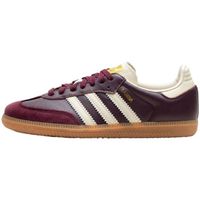 adidas zapatillas samba og maroon gold metallic para mujer