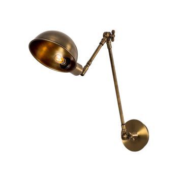 Lámpara De Pared Sivani-mr-657 Oro Cobrizo Metal 15x30x50 Cm