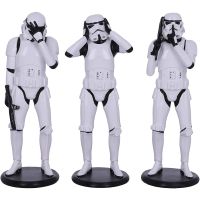 figuras tres sabios three wise stormtroopers star wars 14 cms