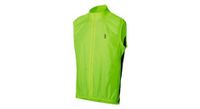 chaqueta impermeable bbb pocketvest amarillo neon