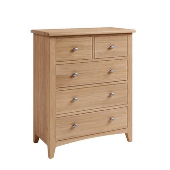 Skylar Light Oak 2 Over 3 Drawer Chest
