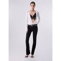 liu jo chaqueta de punto cardigan en pura lana para mujer