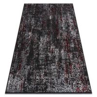 alfombra vinci 1524 moderna ornamento vintage - structural antracita  80x150 cm
