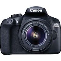 canon eos 1300d  18-55mm is ii juego de camara slr 18 mp cmos 5184 x 3456 pixeles negro