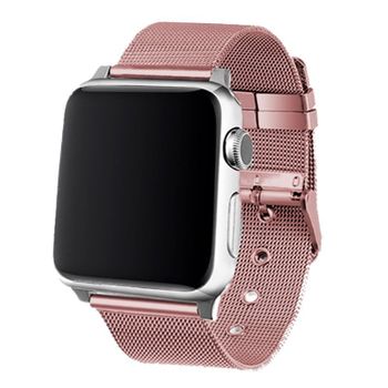 Cool Correa Metal Rosa para Apple Watch 42/44/45mm Series 1/2/3/4/5/6/7/SE